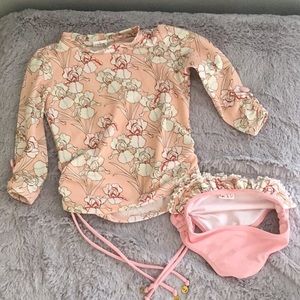 Kimi & Li Girls 2 piece swimsuit